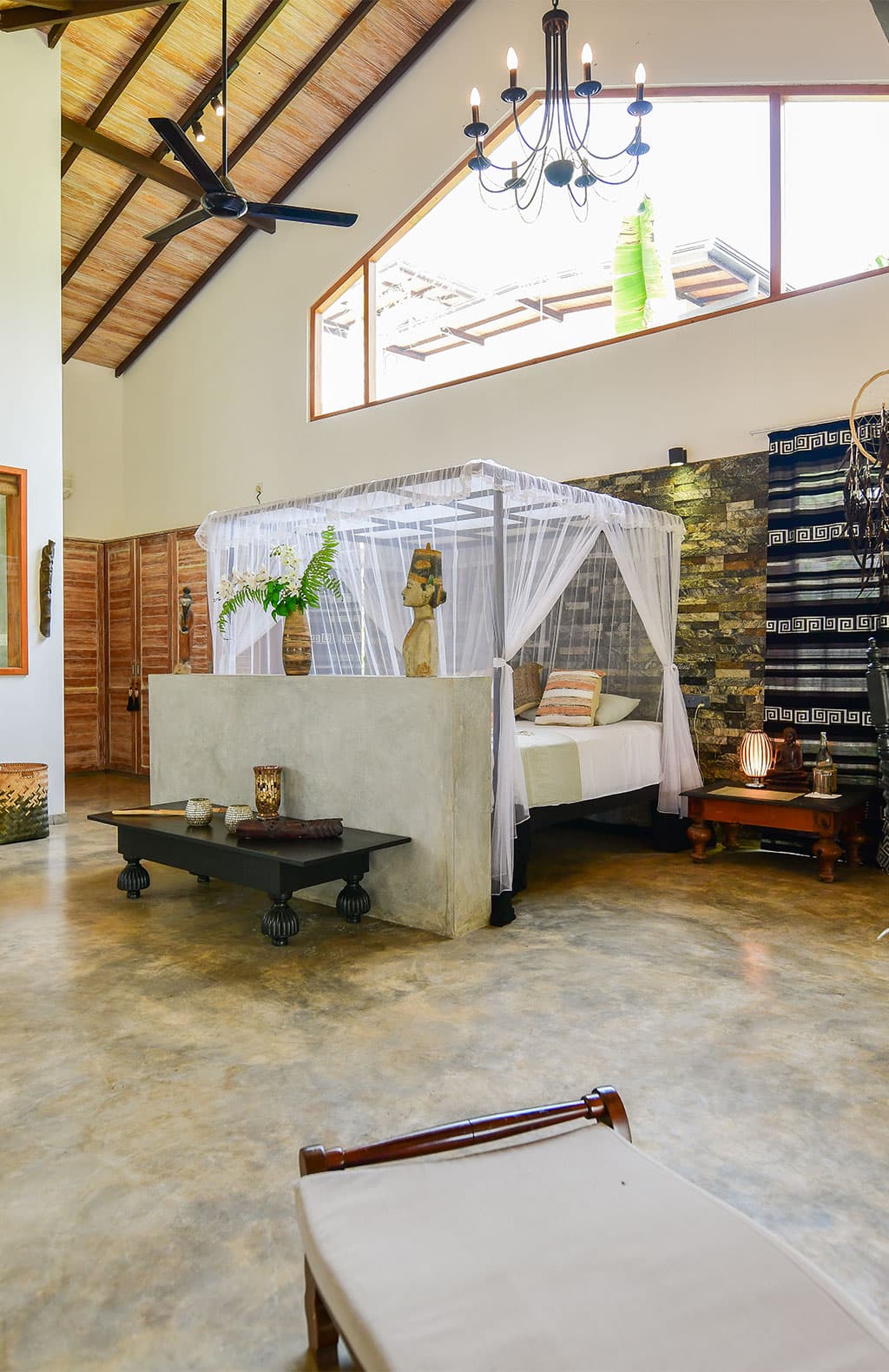 Princes Suite at Tropical House Jungleside Villa, Hikkaduwa, Sri Lanka.