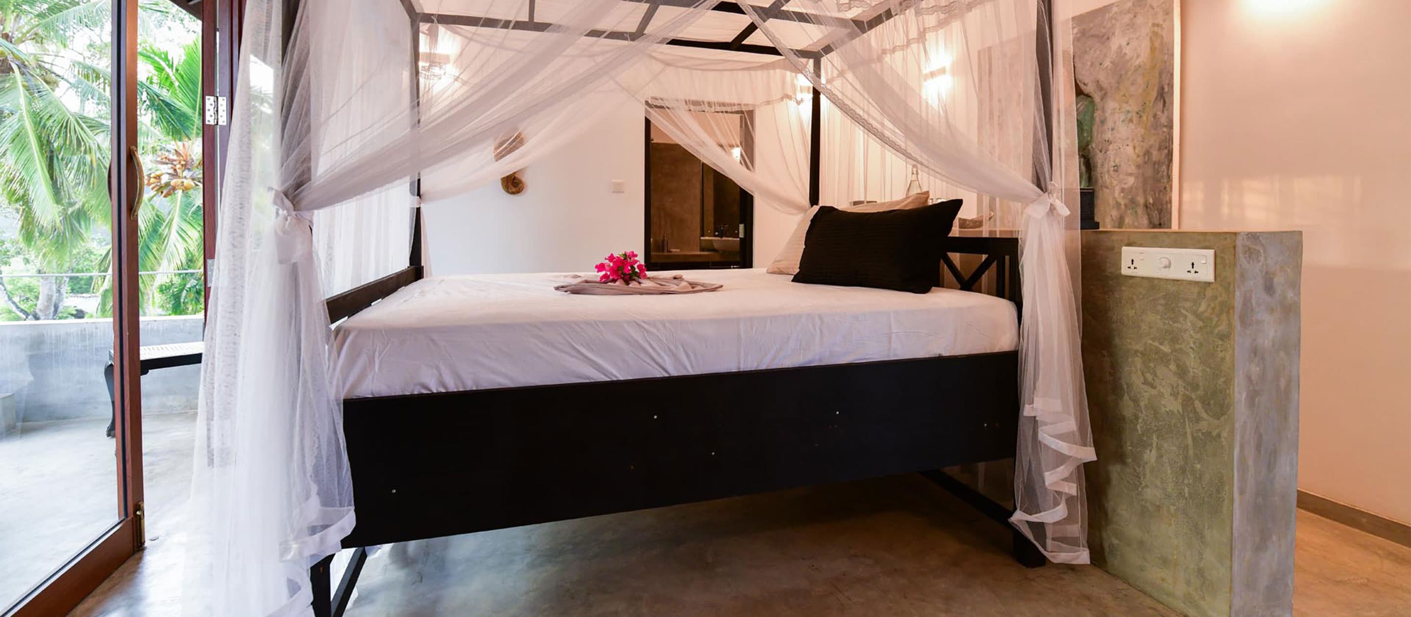 Penthouse Suite at Tropical House Jungleside Villa, Hikkaduwa, Sri Lanka.